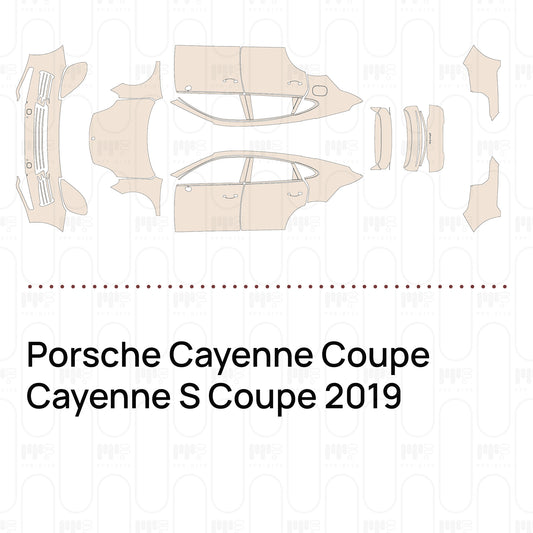 PPF precortado Porsche Cayenne Coupe Cayenne S Coupe 2019