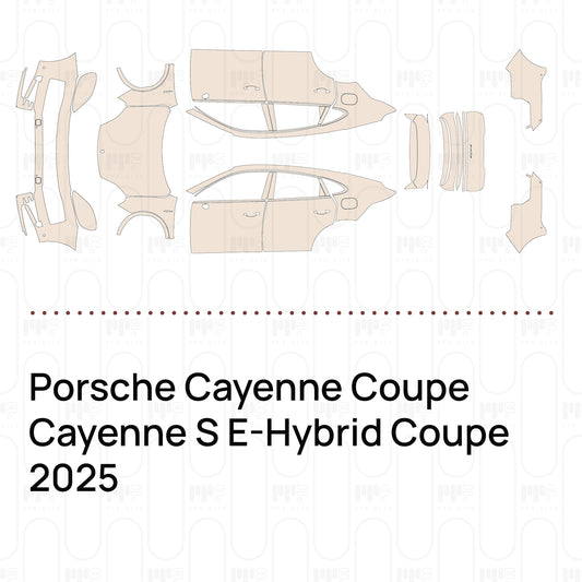 PPF precortado Porsche Cayenne Coupe Cayenne S E-Hybrid Coupe 2025