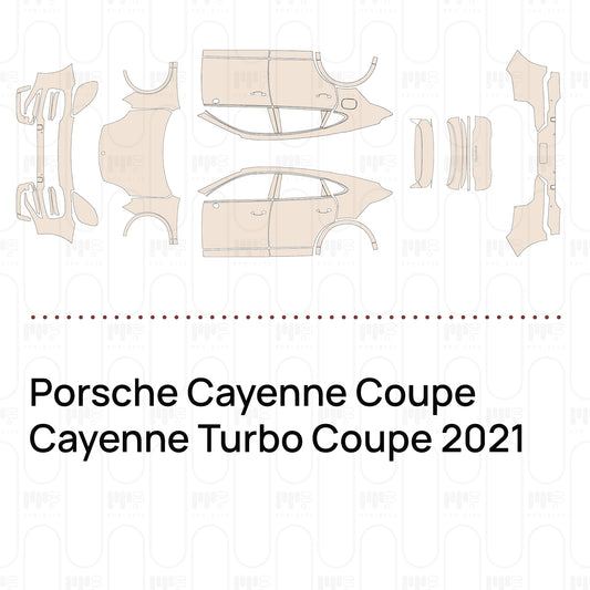 PPF precortado Porsche Cayenne Coupe Cayenne Turbo Coupe 2021