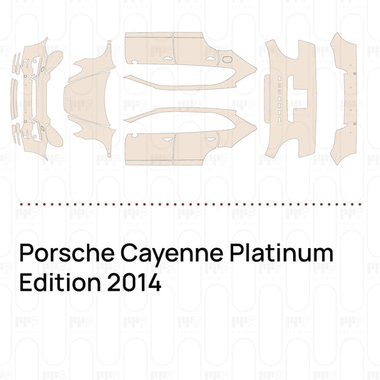PPF precortado Porsche Cayenne Platinum Edition 2014