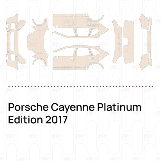 PPF precortado Porsche Cayenne Platinum Edition 2017