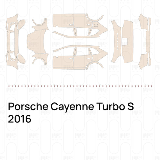 Pre-Cut PPF Porsche Cayenne Turbo S 2016