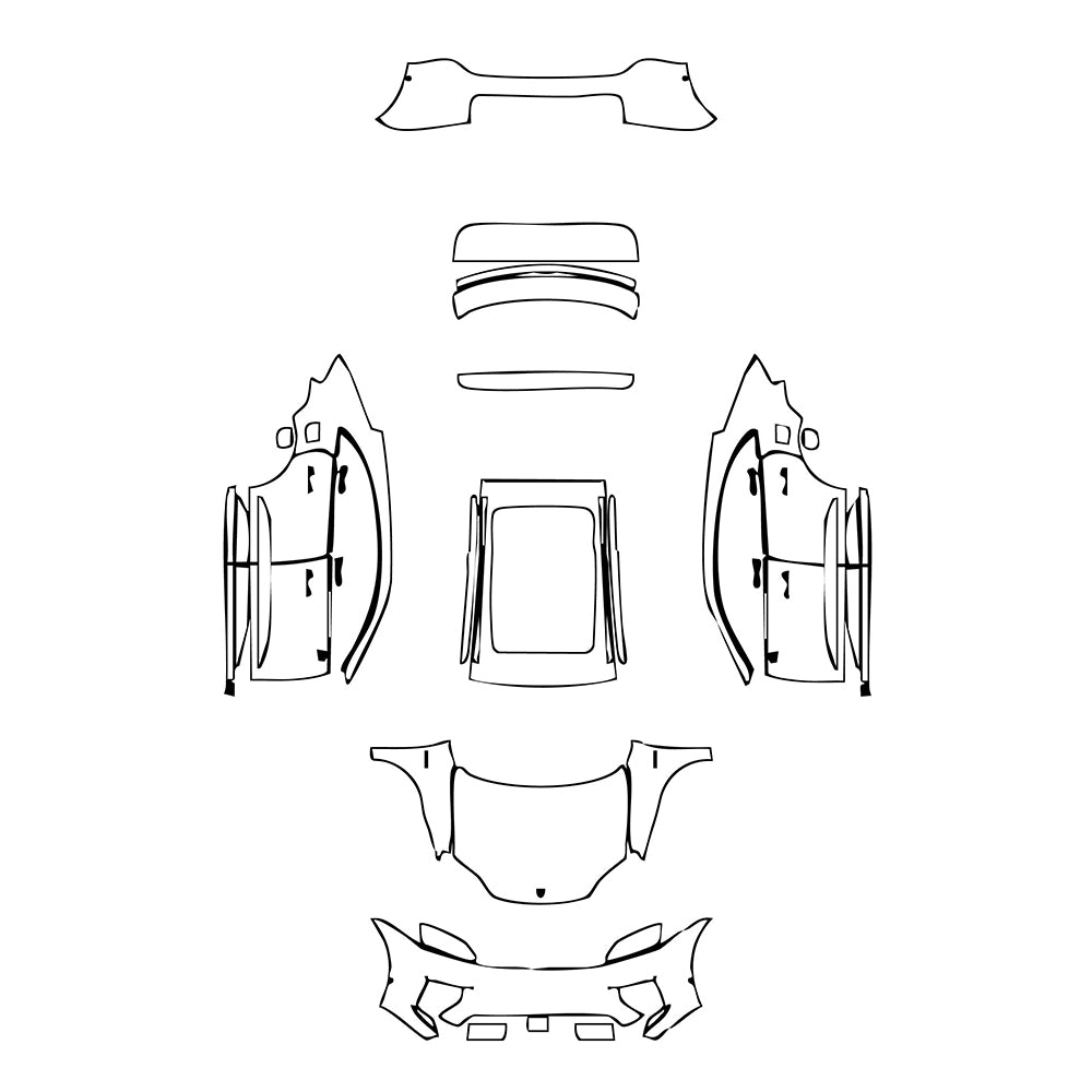 Pre-Cut PPF Porsche Macan Electric 4 2025 - PPF-Kits