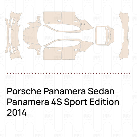 PPF precortado Porsche Panamera Sedan Panamera 4S Sport Edition 2014