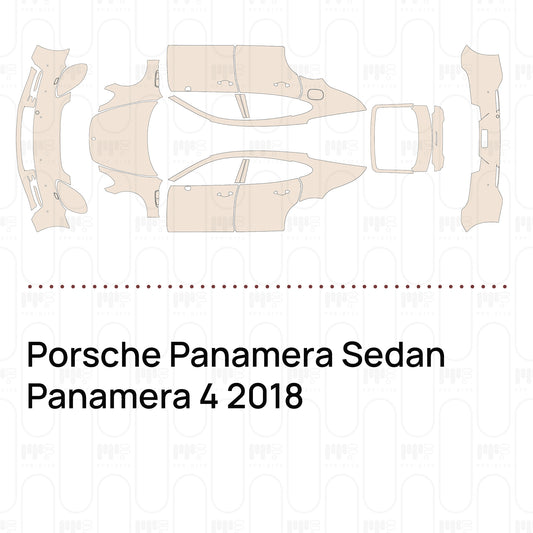 Pre-Cut PPF Porsche Panamera Sedan Panamera 4 2018