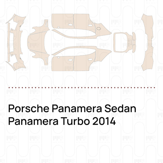 PPF precortado Porsche Panamera Sedan Panamera Turbo 2014