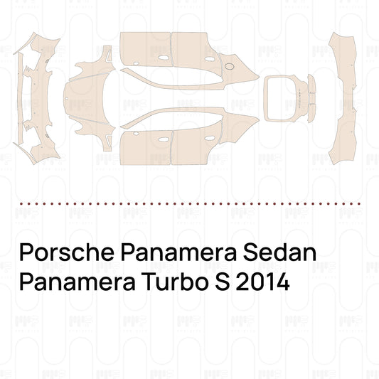 PPF precortado Porsche Panamera Sedan Panamera Turbo S 2014