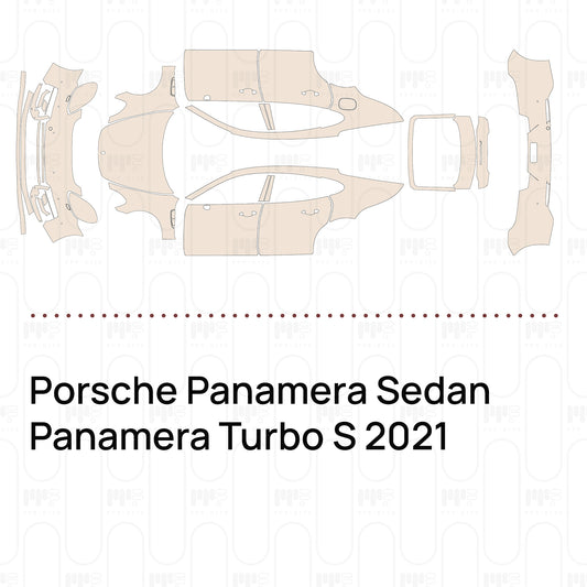 PPF precortado Porsche Panamera Sedan Panamera Turbo S 2021