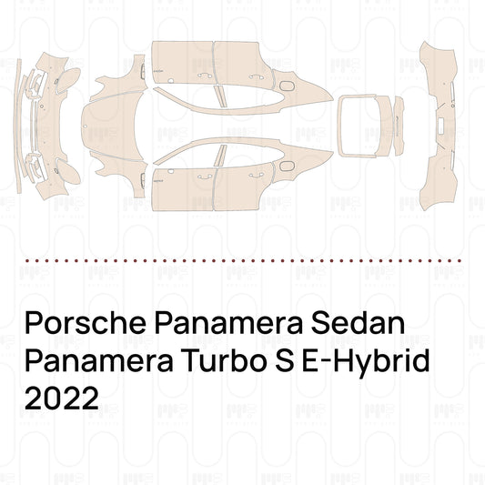 Pre-Cut PPF Porsche Panamera Sedan Panamera Turbo S E-Hybrid 2022