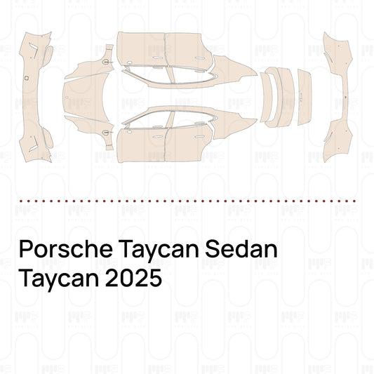 Pre-Cut PPF Porsche Taycan Sedan Taycan 2025