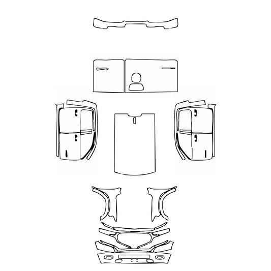Pre-Cut PPF RAM Trucks 1500 Crew Cab Limited 2023 - PPF-Kits