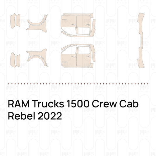 RAM Trucks 1500 Crew Cab Rebel 2022 – Pre-Cut PPF