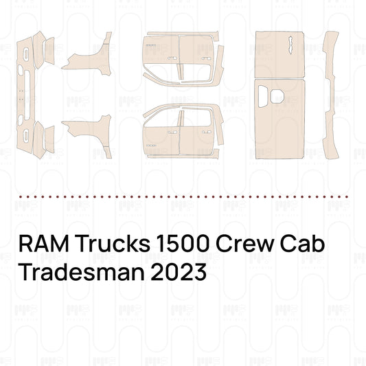 RAM Trucks 1500 Crew Cab Tradesman 2023 – Pre-Cut PPF