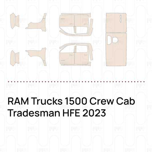 RAM Trucks 1500 Crew Cab Tradesman HFE 2023 – Pre-Cut PPF