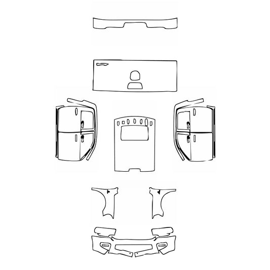 Pre-Cut PPF RAM Trucks 2500 Crew Cab Big Horn 2022 - PPF-Kits
