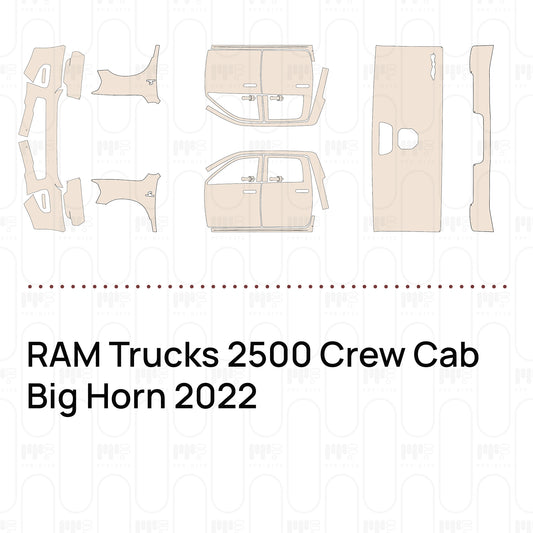 RAM Trucks 2500 Crew Cab Big Horn 2022 – Pre-Cut PPF