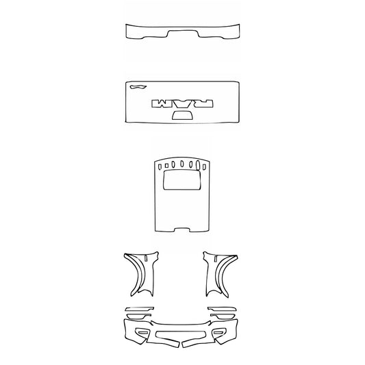 Pre-Cut PPF RAM Trucks 2500 Crew Cab Limited 2025 - PPF-Kits
