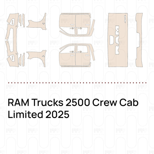RAM Trucks 2500 Crew Cab Limited 2025 – Pre-Cut PPF