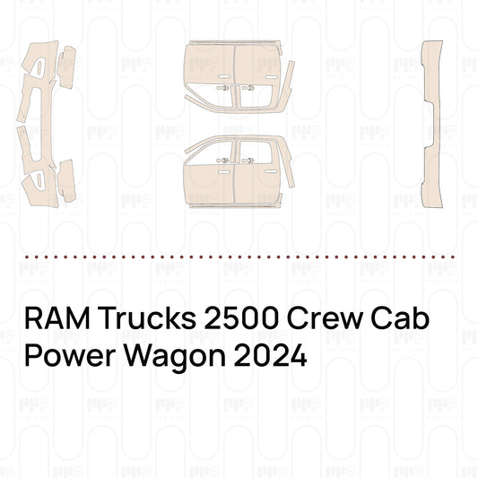 RAM Trucks 2500 Crew Cab Power Wagon 2024 – Pre-Cut PPF