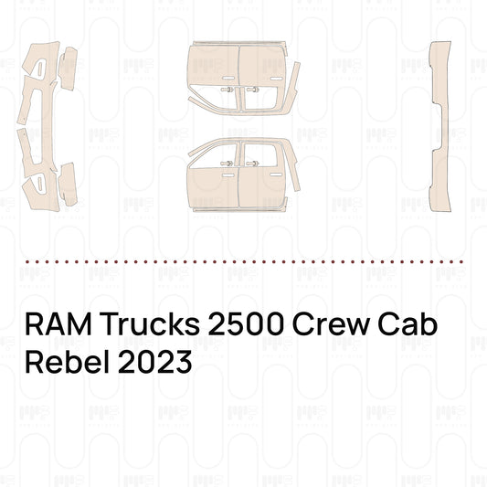 RAM Trucks 2500 Crew Cab Rebel 2023 – Pre-Cut PPF