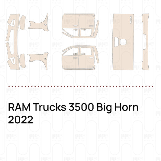 RAM Trucks 3500 Big Horn 2022 – Pre-Cut PPF