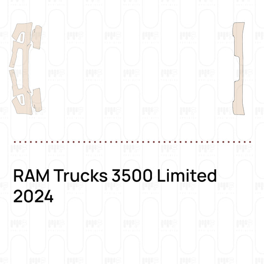 RAM Trucks 3500 Limited 2024 – Lámina de protección PPF precortada