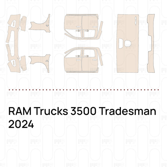 RAM Trucks 3500 Tradesman 2024 – Pre-Cut PPF