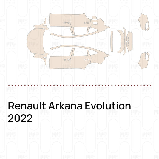 Pre-Cut PPF Renault Arkana Evolution 2022