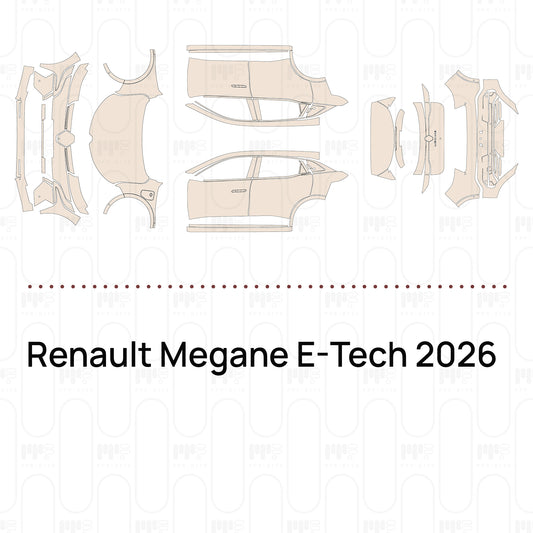 PPF precortado Renault Megane E-Tech 2026