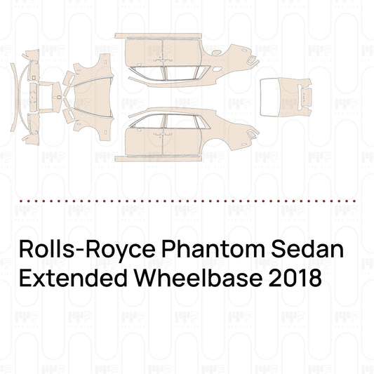Pre-Cut PPF Rolls-Royce Phantom Sedan Extended Wheelbase 2018
