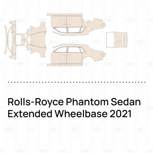 Pre-Cut PPF Rolls-Royce Phantom Sedan Extended Wheelbase 2021