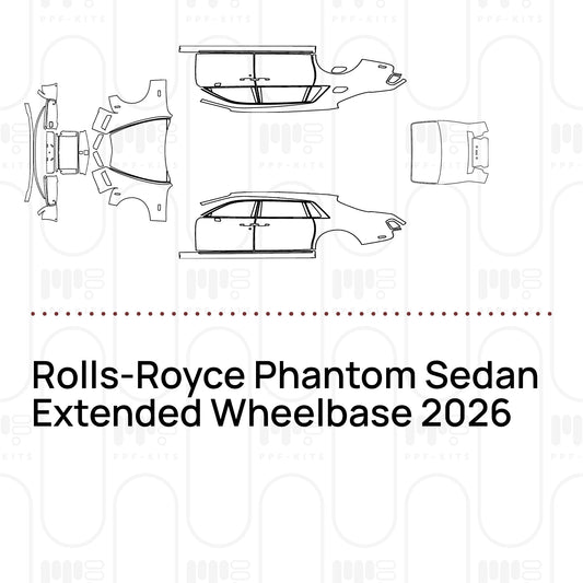 Pre-Cut PPF Rolls-Royce Phantom Sedan Extended Wheelbase 2026