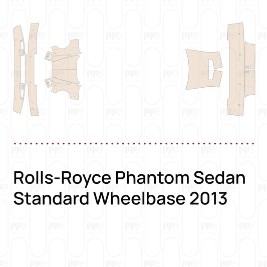 Pre-Cut PPF Rolls-Royce Phantom Sedan Standard Wheelbase 2013