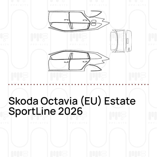 Pre-Cut PPF Skoda Octavia (EU) Estate SportLine 2026