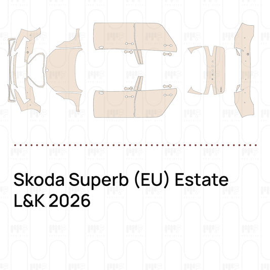 PPF precortado Skoda Superb (EU) Estate L&K 2026