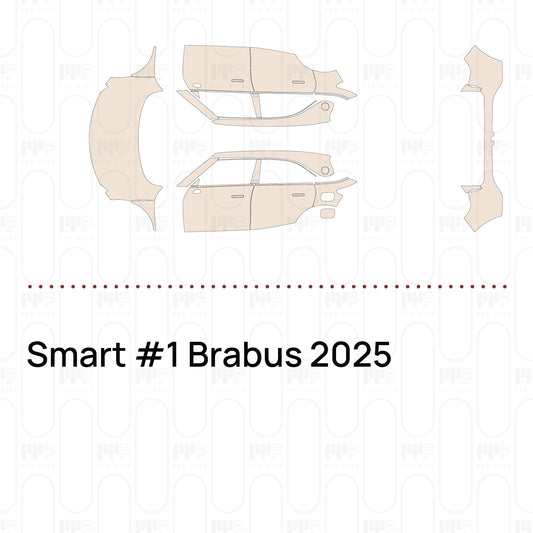 Pre-Cut PPF Smart #1 Brabus 2025