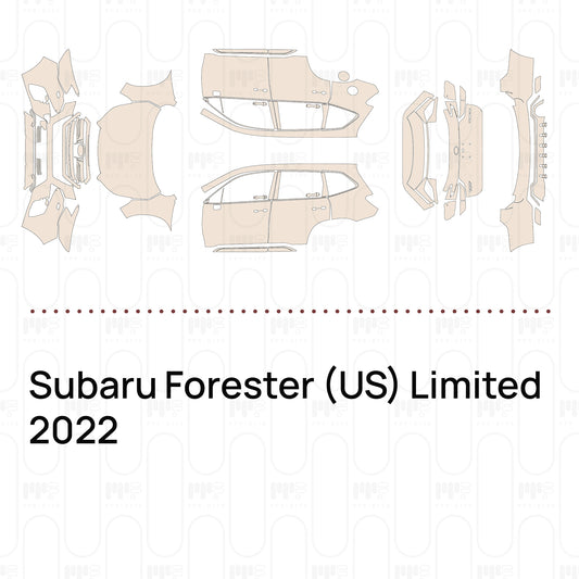 Pre-Cut PPF Subaru Forester (US) Limited 2022
