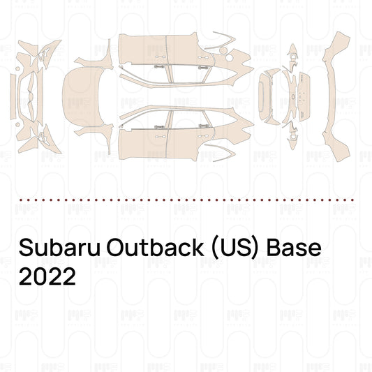 Pre-Cut PPF Subaru Outback (US) Base 2022