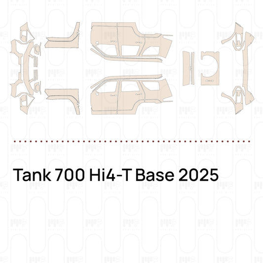 Tank 700 Hi4-T Base 2025 – Pre-Cut PPF