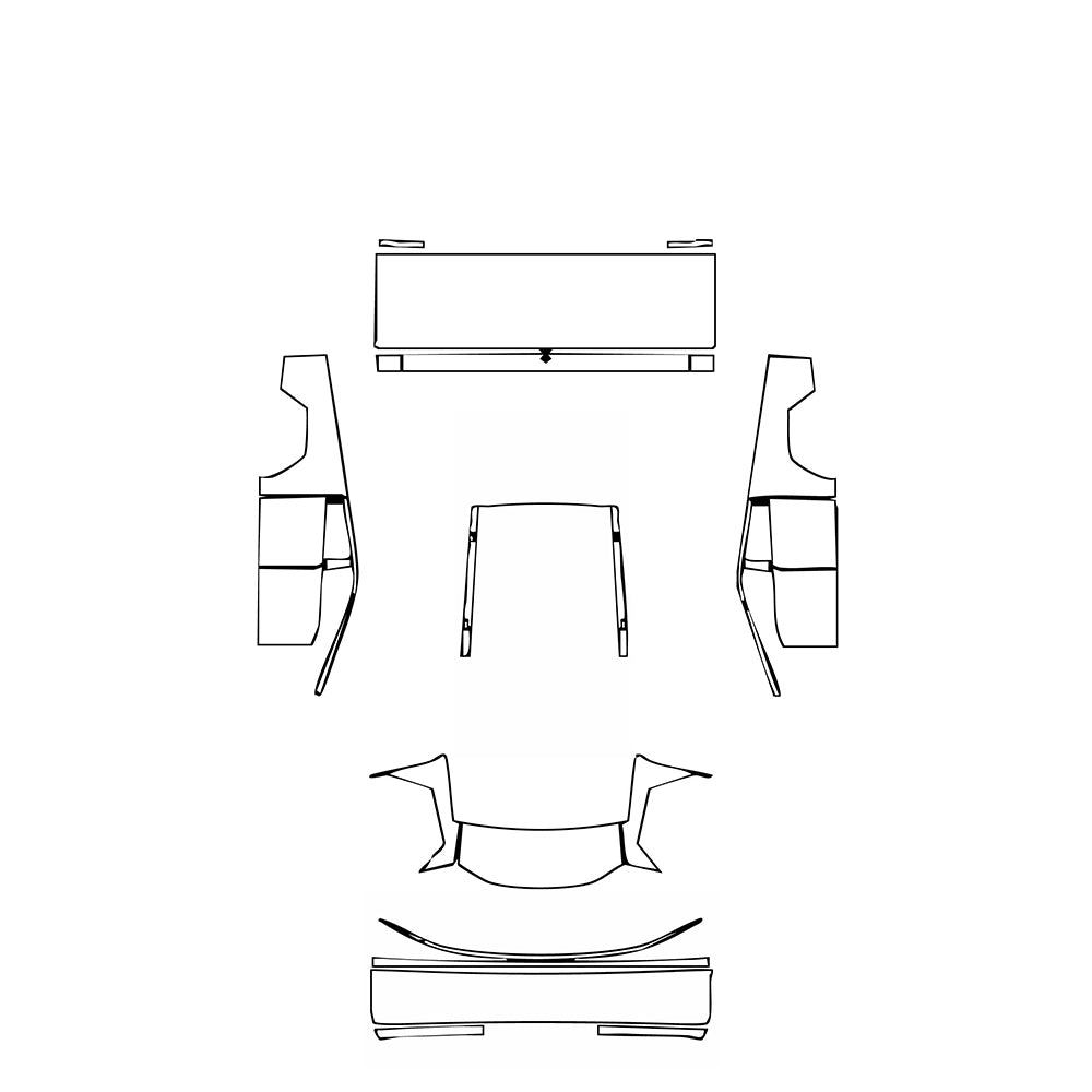 Pre-Cut PPF Tesla Cybertruck 2025 - PPF-Kits