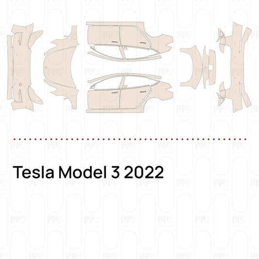 Pre-Cut PPF Tesla Model 3 2022