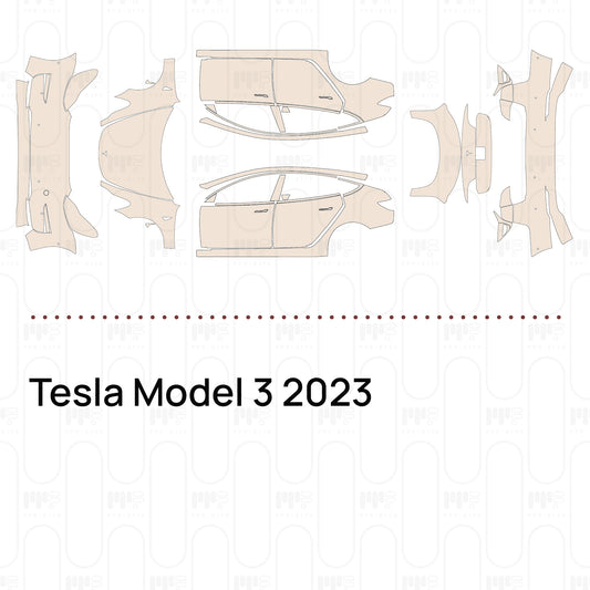 Pre-Cut PPF Tesla Model 3 2023