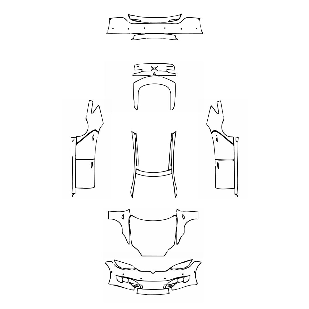Pre-Cut PPF Tesla Model S 2021 - PPF-Kits