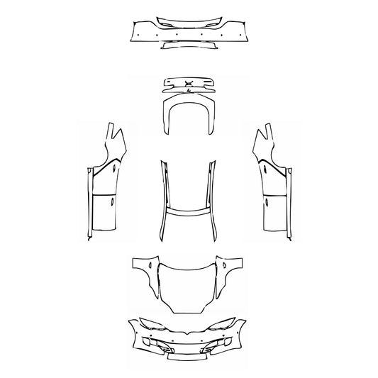 Pre-Cut PPF Tesla Model S 2021 - PPF-Kits