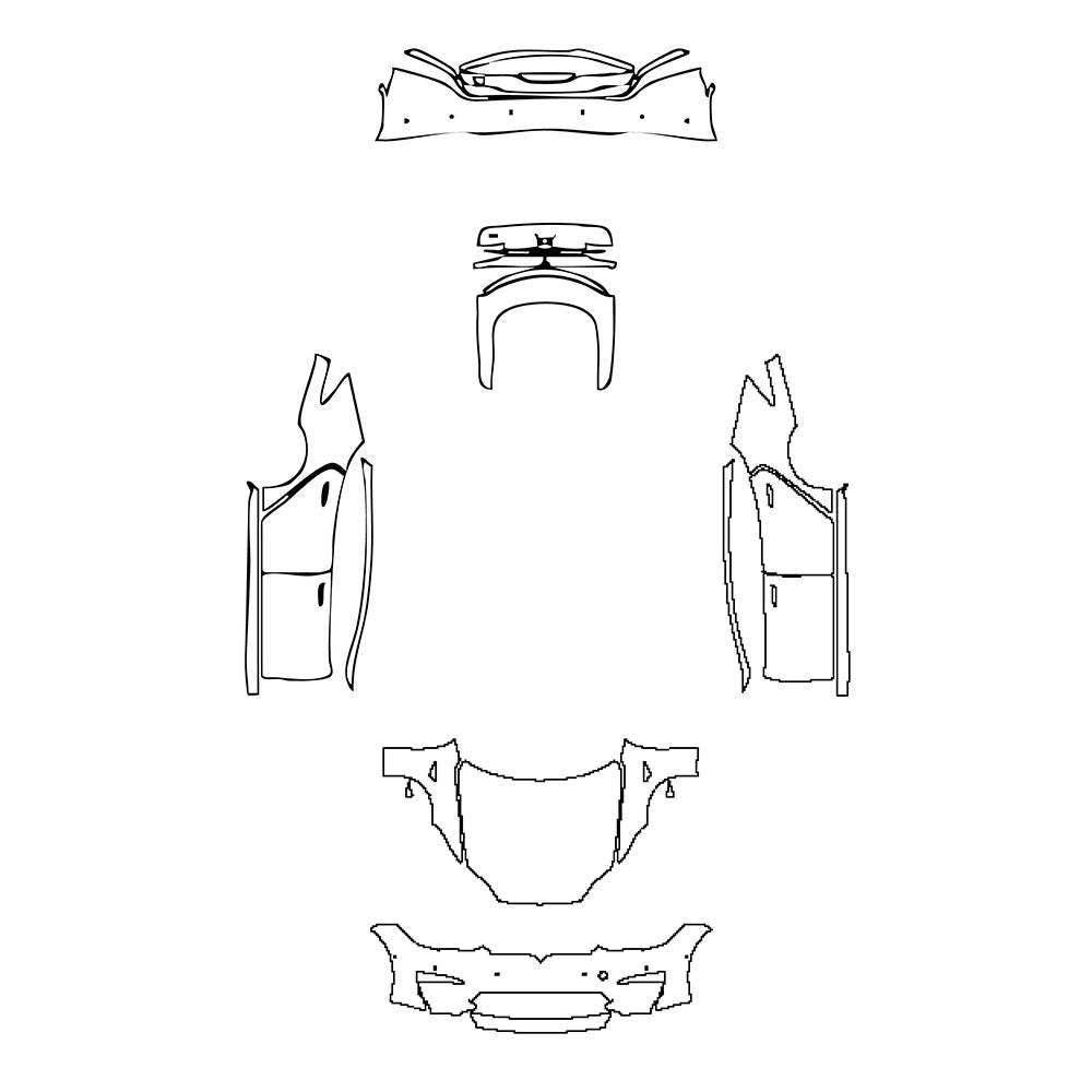 Pre-Cut PPF Tesla Model S 2023 - PPF-Kits