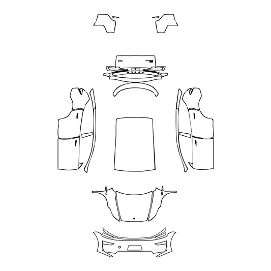 Pre-Cut PPF Tesla Model Y (Juniper) Base 2025 - PPF-Kits