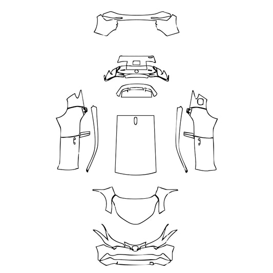 Pre-Cut PPF Toyota C-HR 2020 - PPF-Kits