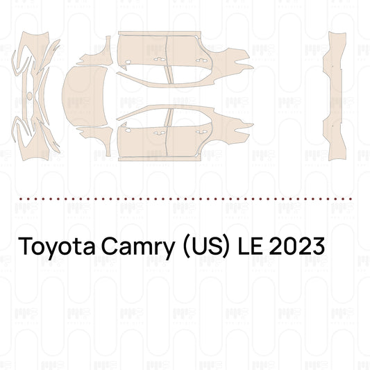 Pre-Cut PPF Toyota Camry (US) LE 2023