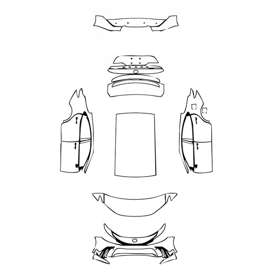 Pre-Cut PPF Toyota Camry (US) XSE 2025 - PPF-Kits