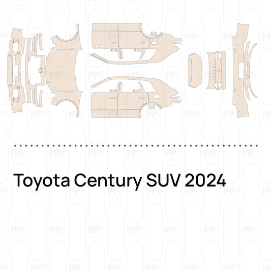 Pre-Cut PPF Toyota Century SUV 2024